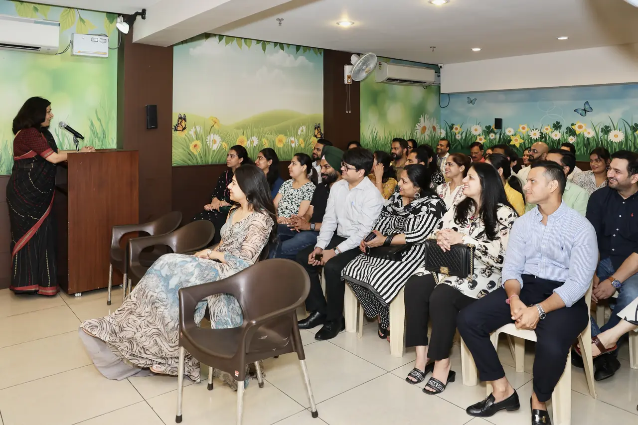 Parents at Orientation Day in the Auditorium