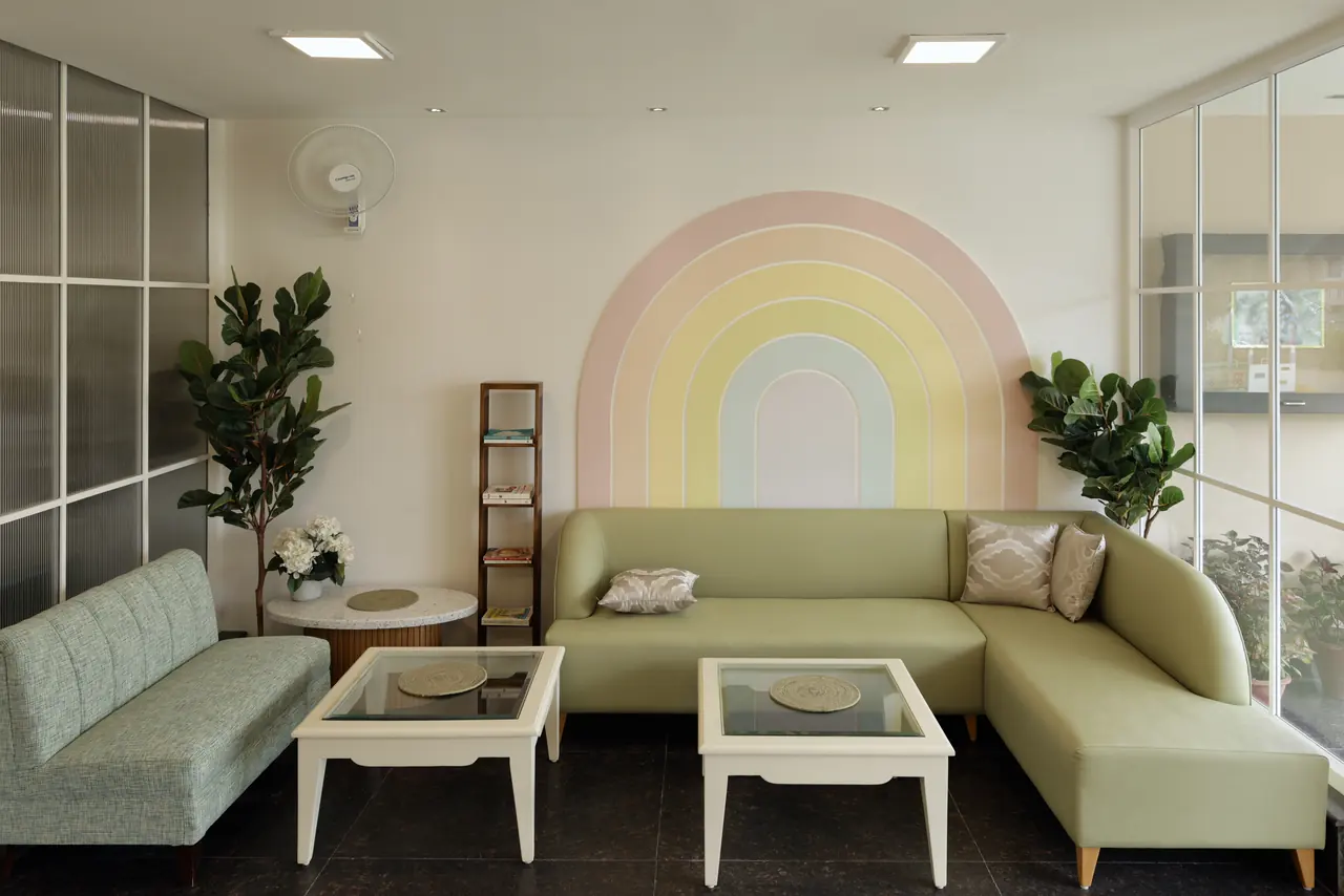 The parents lounge by reception