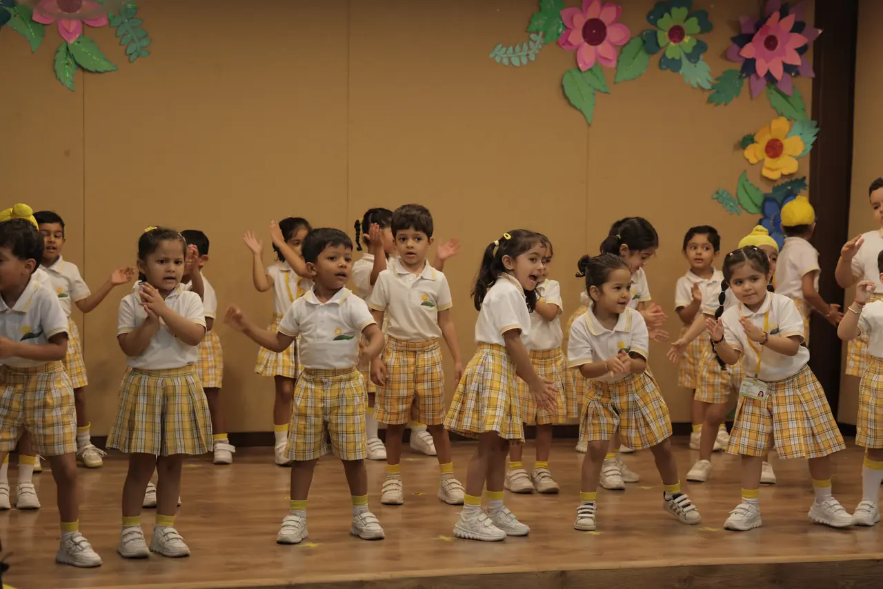 Children performing on the Auditorium stage
