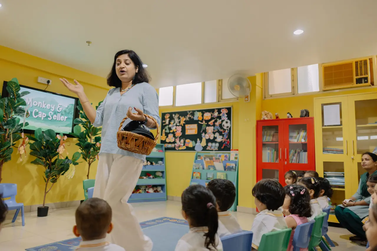 A story session in Storyland